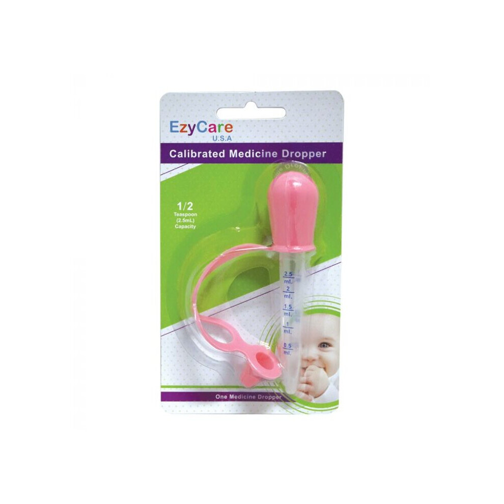 Calibrated Medicine Dropper 17001 2.5Ml Pink Ezycare