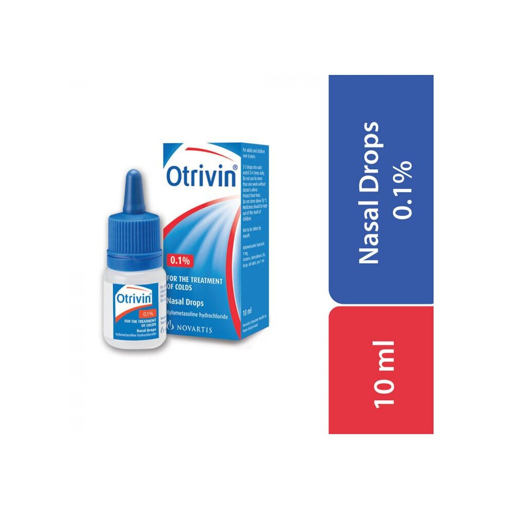 Otrivin Nasal Drops 0.1% 10Ml