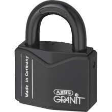 (37mm) Abus 37 Series Granit `Plus` Mechanism Solid Steel Rekeyable Open Shackle Padlock