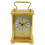 WIDDOP and Co. Gold Colour Two Tone Gilt Carriage Clock 1