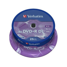 DVD+R Double Layer VERBATIM - 8,5 Go 8x - Spindle 25