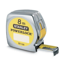 Stanley 1-33-198" Powerlock Tape Measure with End Hook  Silver  8 m/25 mm