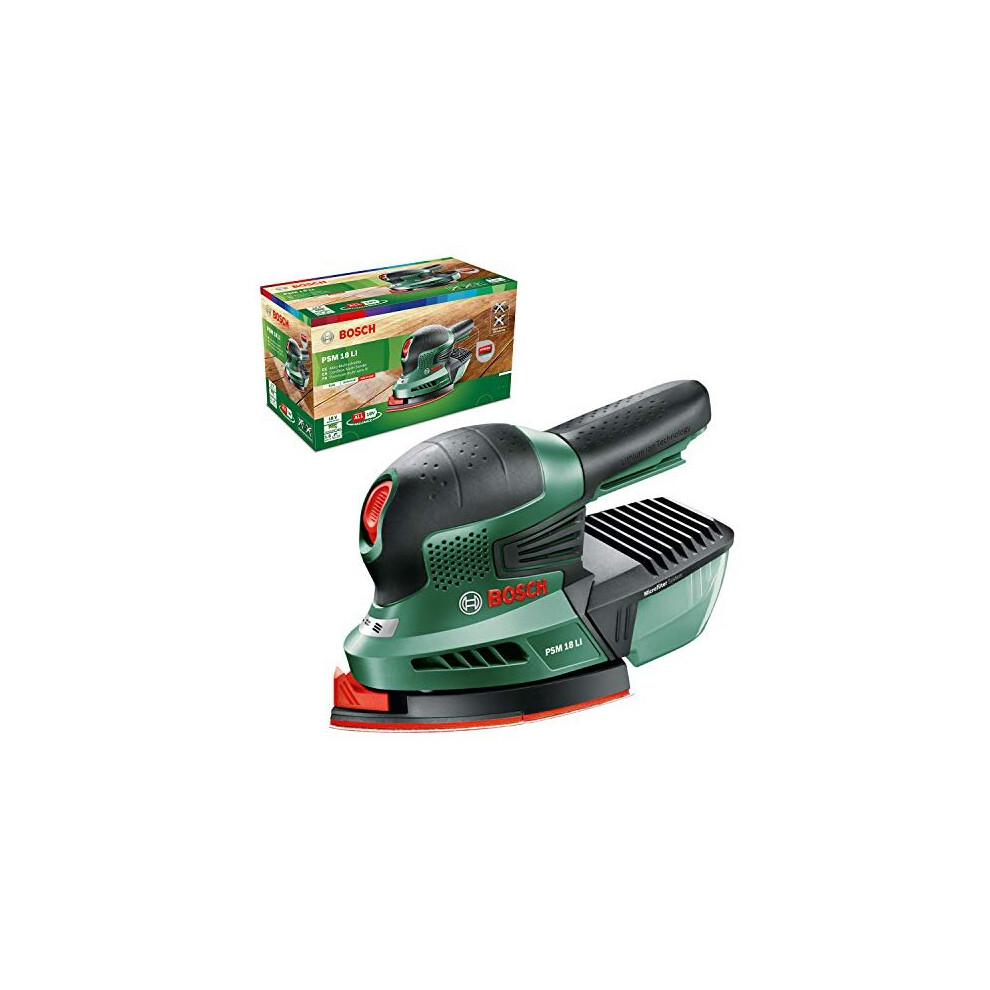 Bosch PSM 18 LI Cordless 18 Volt Li-Ion Multisander (baretool: supplied without battery/without charger)