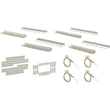 Viessmann 6045 Starter Set Floor Lighting 8 Rails 4 Different Sizes 4 LEDs White