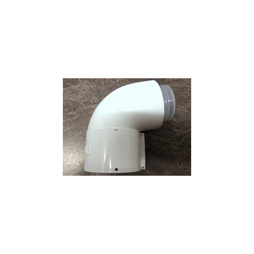 Vaillant 303910 90-Degree Elbow White 4024074398128