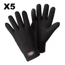 (5 Pair) Dickies Thinsulate Knitted Cold Weather Gloves | Thinsulate Gloves