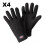 Dickies (4 Pair) Dickies Thinsulate Knitted Cold Weather Gloves | Thinsulate Gloves 1