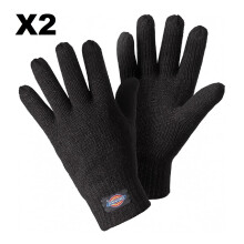 (2 Pair) Dickies Thinsulate Knitted Cold Weather Gloves | Thinsulate Gloves
