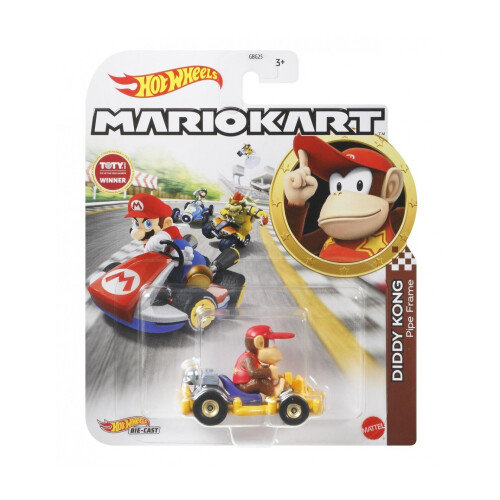 Hot Wheels Hot Wheels Mario Kart Diddy Kong, Pipe Frame