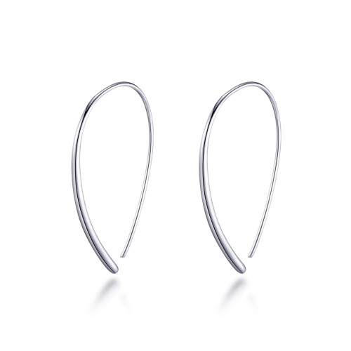 Philip Jones Jewellery Sterling Silver Thread Earrings 1