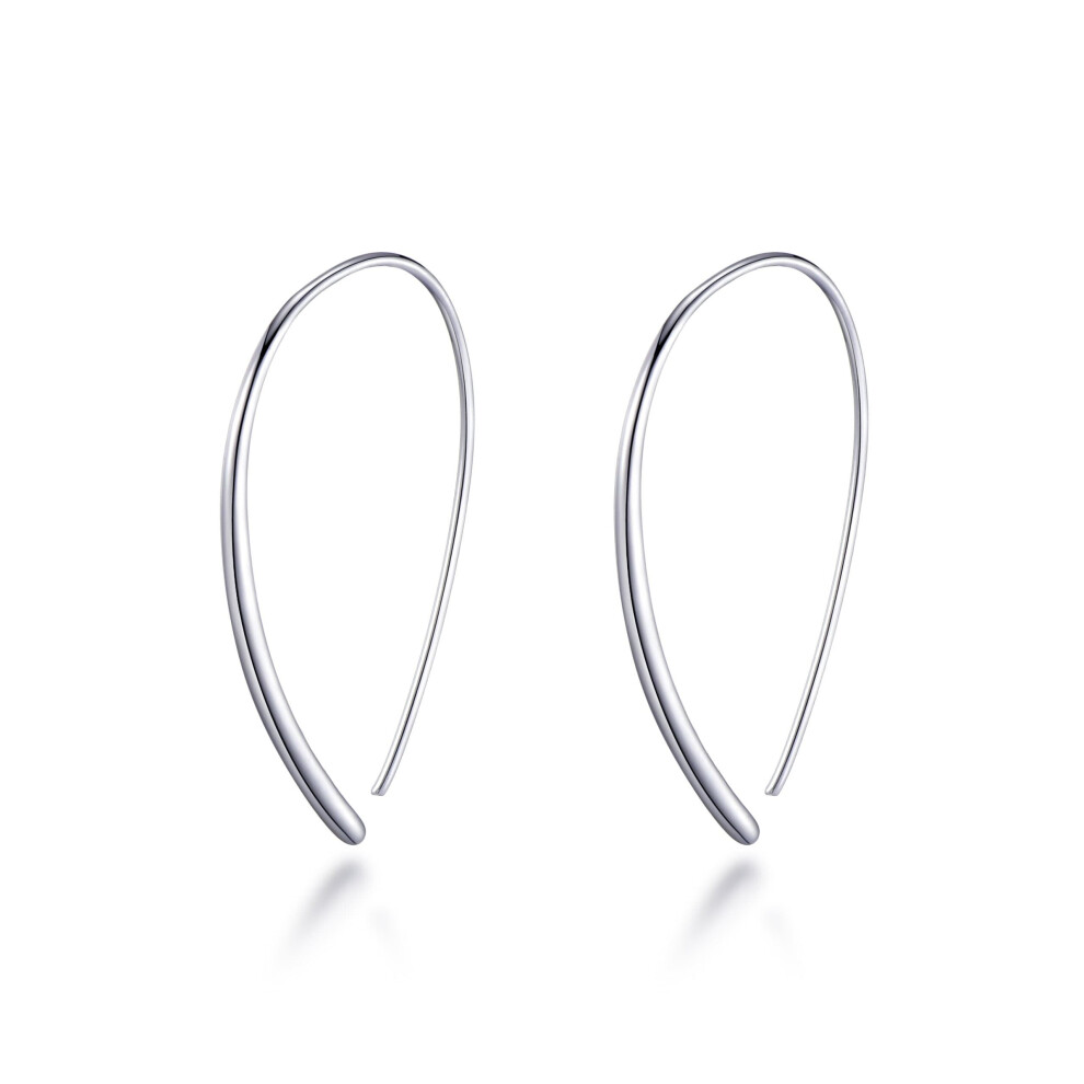 Philip Jones Jewellery Sterling Thread Earrings Silver