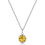 Philip Jones Jewellery Κολιέ με γενέθλιο λίθο Νοέμβριος (Τοπάζι) Δημιουργήθηκε με κρύσταλλα Swarovski 4