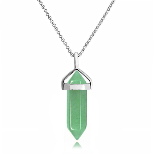 Philip Jones Jewellery Green Aventurine Gemstone Necklace 2