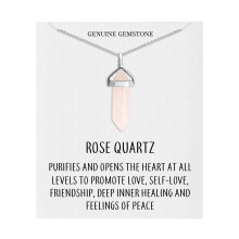 Rose Quartz Gemstone Necklace