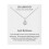 Philip Jones Jewellery April (Diamond) Birthstone Necklace Created with Swarovski Crystals 2