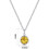 Philip Jones Jewellery Κολιέ με γενέθλιο λίθο Νοέμβριος (Τοπάζι) Δημιουργήθηκε με κρύσταλλα Swarovski 7