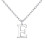 Philip Jones Jewellery Sterling Silver Initial E Necklace 1