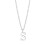 Philip Jones Jewellery Sterling Silver Initial S Necklace 3
