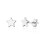 Philip Jones Jewellery Silver Plated Star Stud Earrings 1