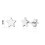 Philip Jones Jewellery Silver Plated Star Stud Earrings 6