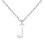 Philip Jones Jewellery Sterling Silver Initial J Necklace 1