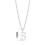 Philip Jones Jewellery Sterling Silver Initial S Necklace 7