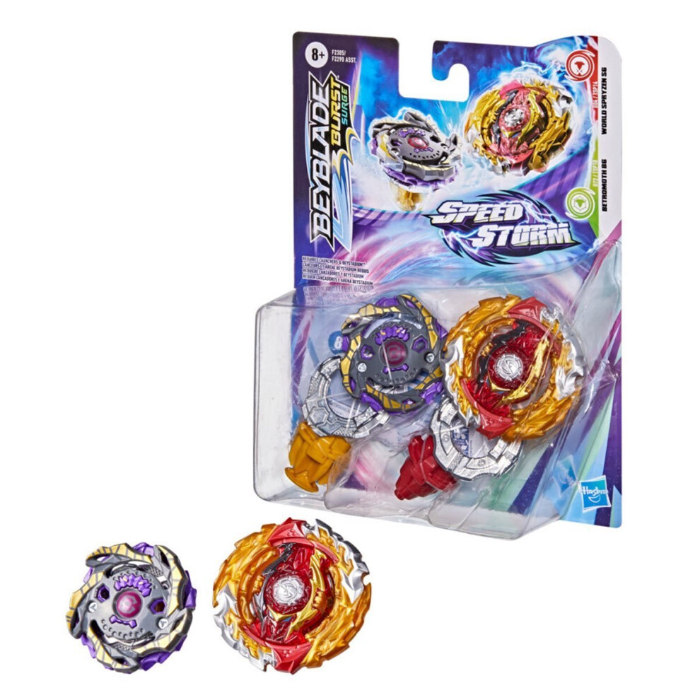 Beyblade Burst Surge World Spryzen v Betromoth  Spinning Top Dual Pack