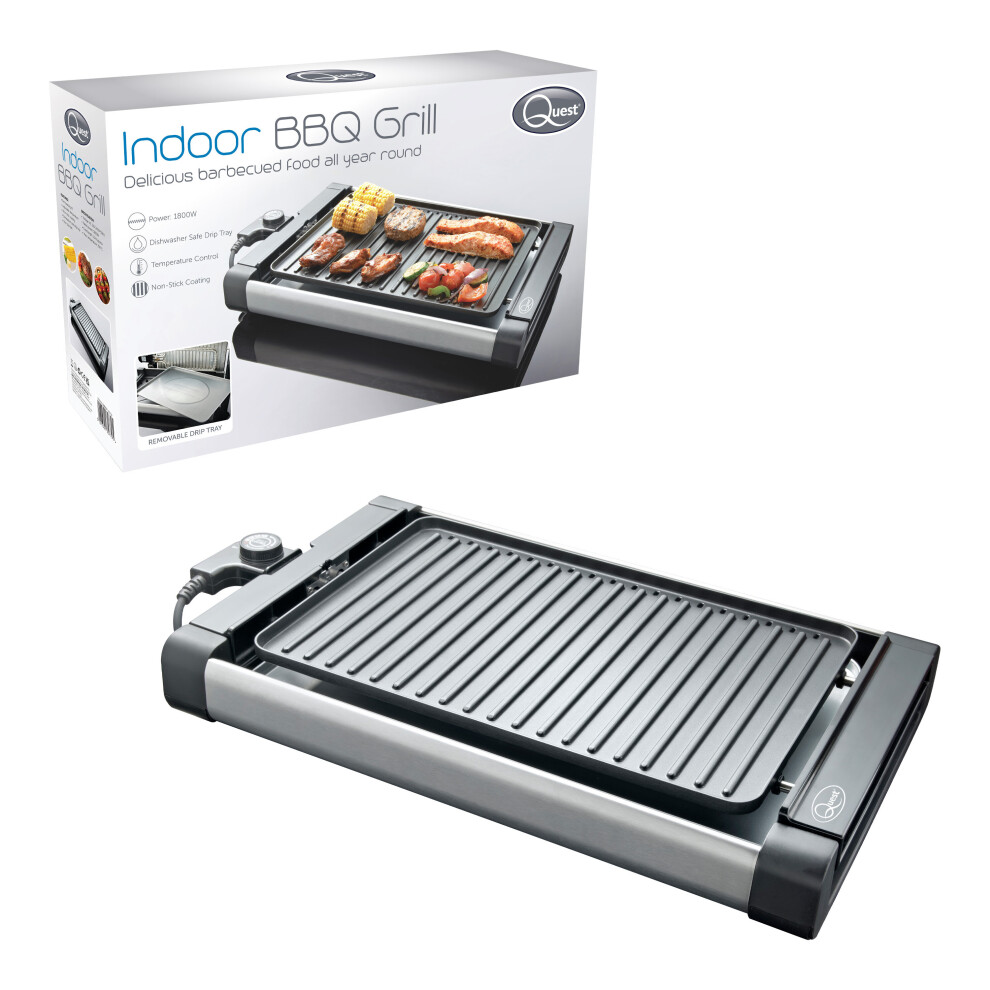 Quest 35779 Premium Indoor Portable BBQ Grill / Adjustable Temperature