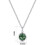 Philip Jones Jewellery Green Crystal Necklace Created with Swarovski Crystals 6