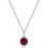 Philip Jones Jewellery July (Ruby) Birthstone Necklace Created with Swarovski Crystals 4