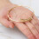 Philip Jones Jewellery Gold Plated Teardrop Bangle 4
