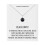 Philip Jones Jewellery Black Onyx Necklace with Quote Card 1