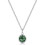 Philip Jones Jewellery Green Crystal Necklace Created with Swarovski Crystals 2