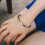 Philip Jones Jewellery Silver Plated Arc Bangle Created with Swarovski Crystals 4
