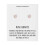 Philip Jones Jewellery Rose Quartz Heart Stud Earrings with Quote Card 2