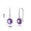 Philip Jones Jewellery Amethyst Drop Earrings 6