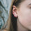 Philip Jones Jewellery Silver Plated Star Climber Earrings Created with Swarovski Crystals 4