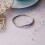 Philip Jones Jewellery Silver Plated Arc Bangle Created with Swarovski Crystals 5
