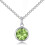 Philip Jones Jewellery August (Peridot) Birthstone Necklace Created with Swarovski Crystals 3