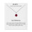 Philip Jones Jewellery July (Ruby) Birthstone Necklace Created with Swarovski Crystals 2