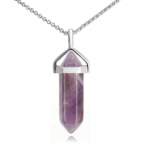 Philip Jones Jewellery Amethyst Gemstone Necklace 1