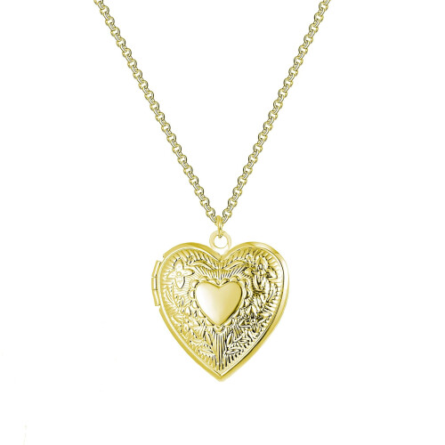 Philip Jones Jewellery Gold Plated Heart Locket 2