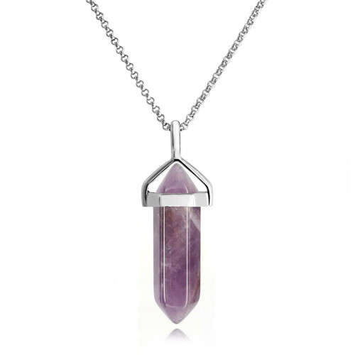 Philip Jones Jewellery Amethyst Gemstone Necklace 2