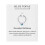 Philip Jones Jewellery December (Blue Topaz) Adjustable Birthstone Ring Created with Swarovski Crystals 2