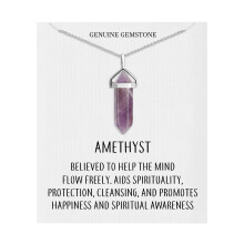 Amethyst Gemstone Necklace