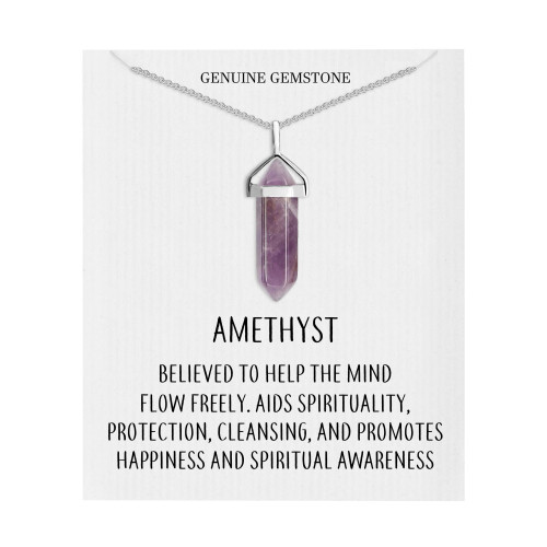 Philip Jones Jewellery Amethyst Gemstone Necklace