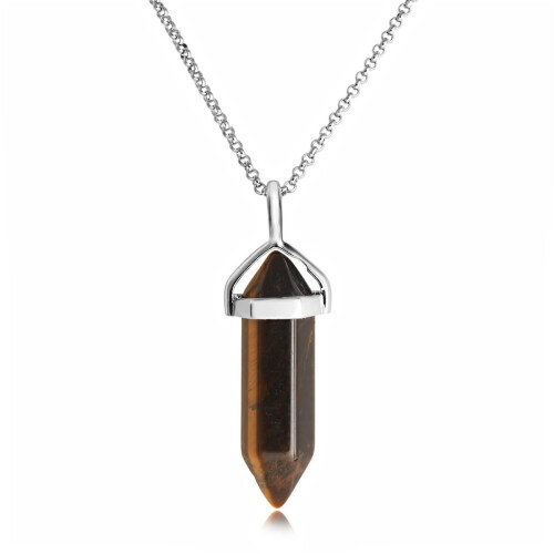 Philip Jones Jewellery Tiger's Eye Gemstone Necklace 2