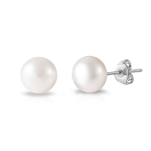 Philip Jones Jewellery Silver Plated Freshwater Pearl Earrings