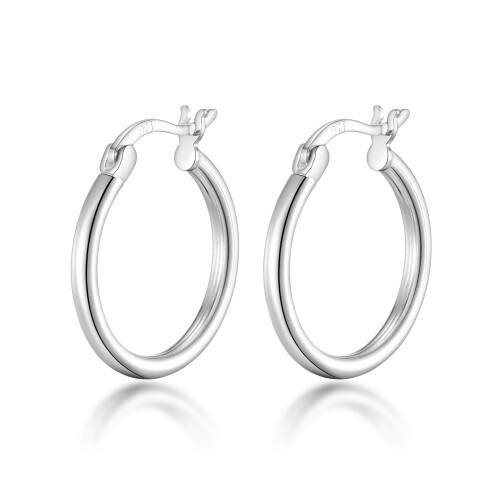Philip Jones Jewellery Sterling Silver Hoop Earrings