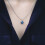 Philip Jones Jewellery February (Amethyst) Birthstone Necklace Created with Swarovski Crystals 5
